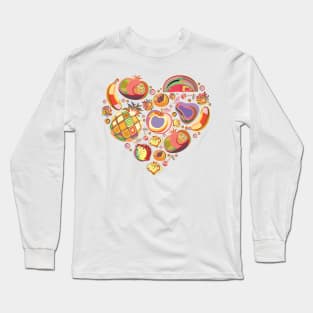 I Love Fruits Long Sleeve T-Shirt